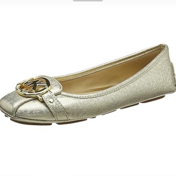 Michael Kors Metallic Gold Flats - Picture 1 of 3